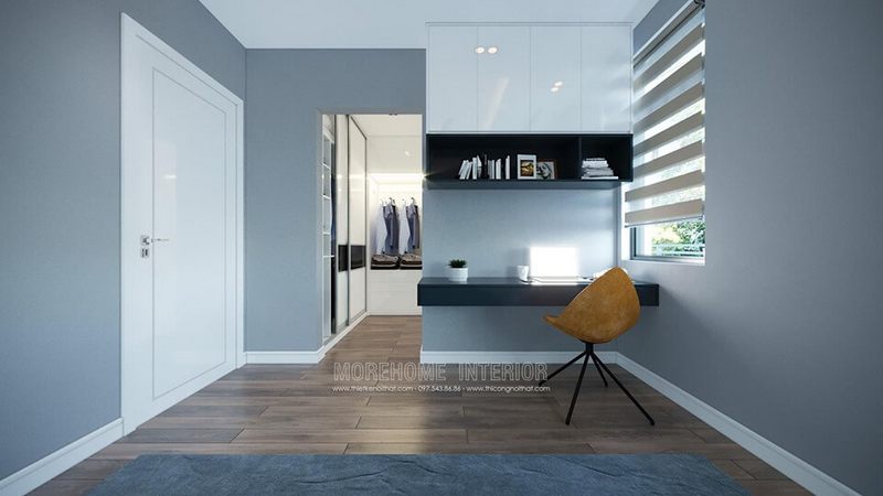 Bộ sưu tập + 20 Thiết kế nội thất căn hộ  ấn tượng với cửa gỗ 1 cánh