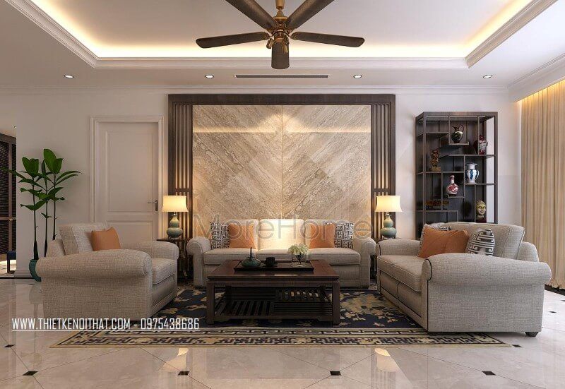 Trang trí phòng khách chung cư với mẫu sofa cao cấp