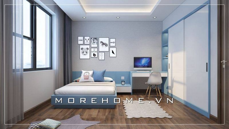 20 Mẫu giường ngủ gỗ công nghiệp An Cường đáng yêu cho trẻ trong thiết kế căn hộ